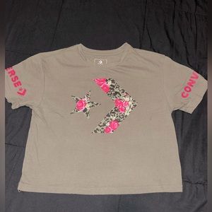 Converse crop top